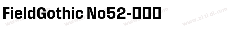 FieldGothic No52字体转换